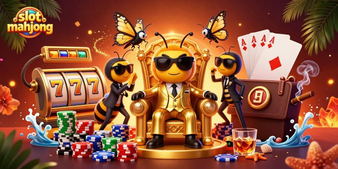 Spin the slot mahjong reels with winning vibes from a vibrant casino scene.