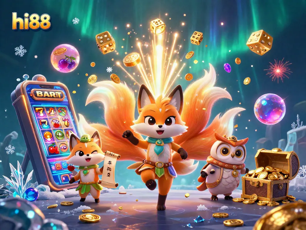 hi88 casino experience dazzling with vibrant characters and games in action