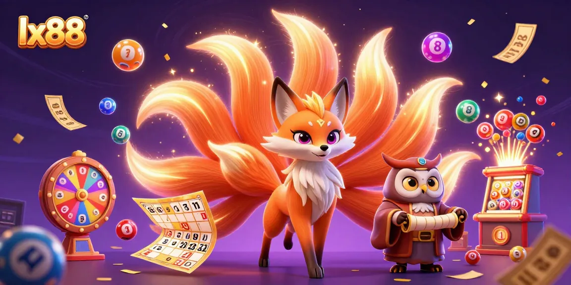 Experience exciting gameplay with lx88 featuring dynamic gaming elements like glowing foxes and spinning prize wheels.